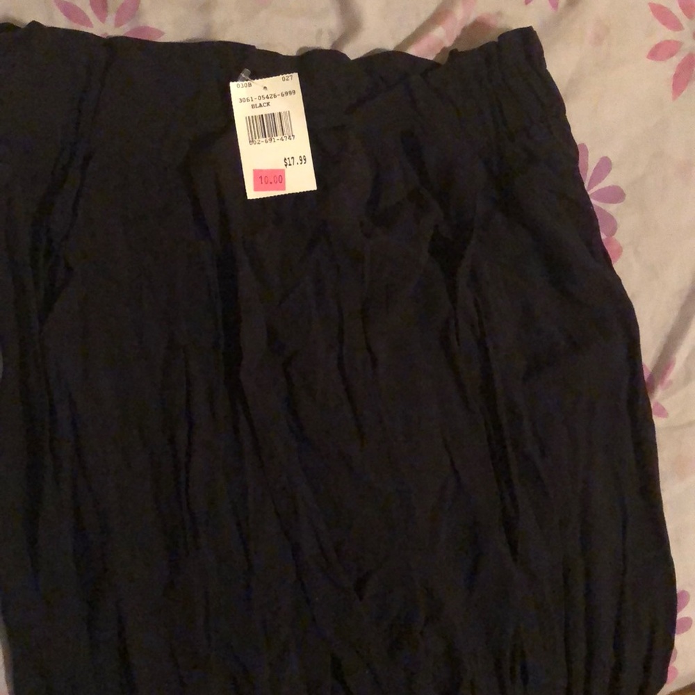 Black casual pants